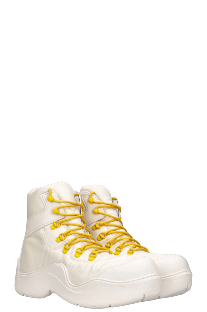 BOTTEGA VENETA Puddle Bomber Boots White