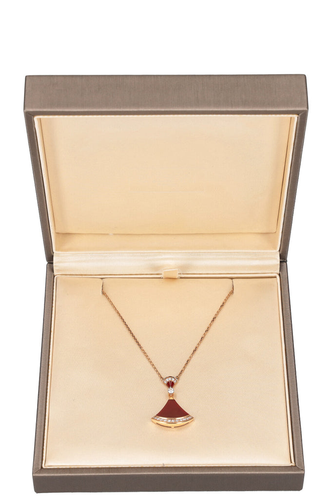 Authentic Bvlgari Bulgari Diva Dream 18k Rose Gold Diamond Peridot Necklace  Cert | Fortrove