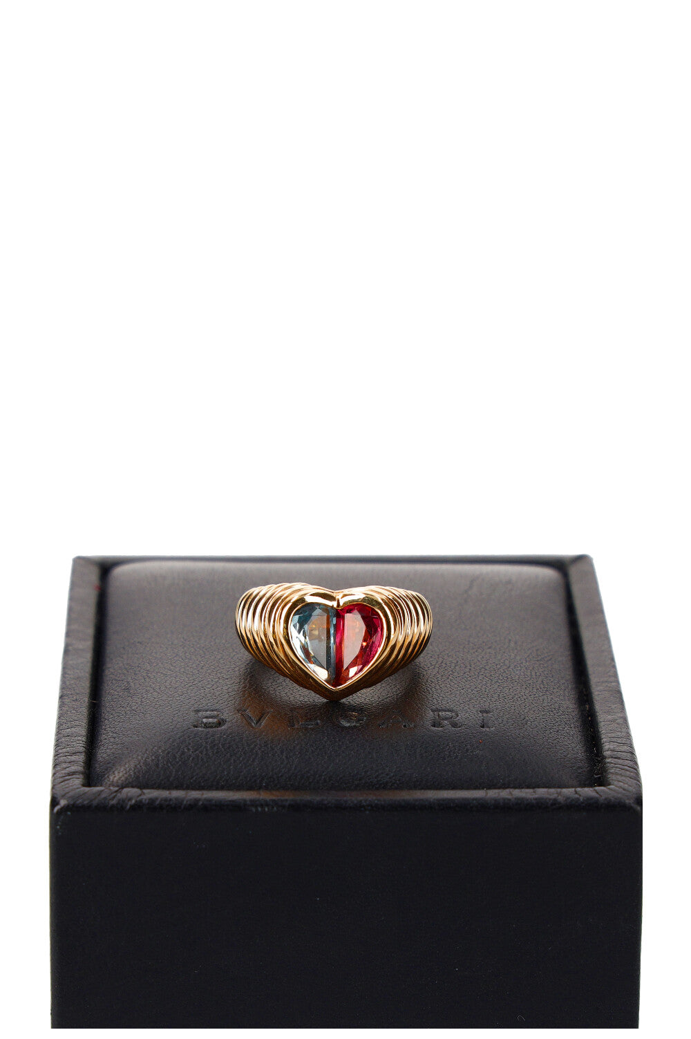 BULGARI Doppio Heart Ring REAWAKE
