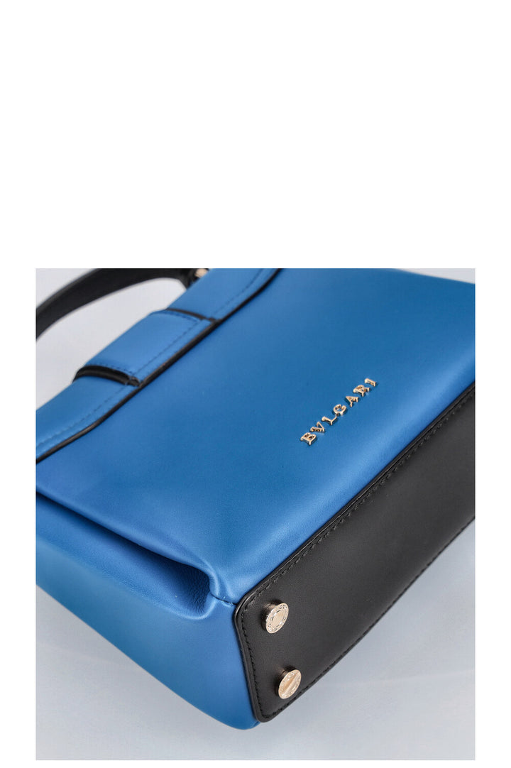 BULGARI Serpenti Viper Sac à poignée supérieure Bleu