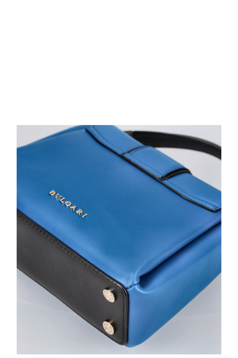 BULGARI Serpenti Viper Sac à poignée supérieure Bleu
