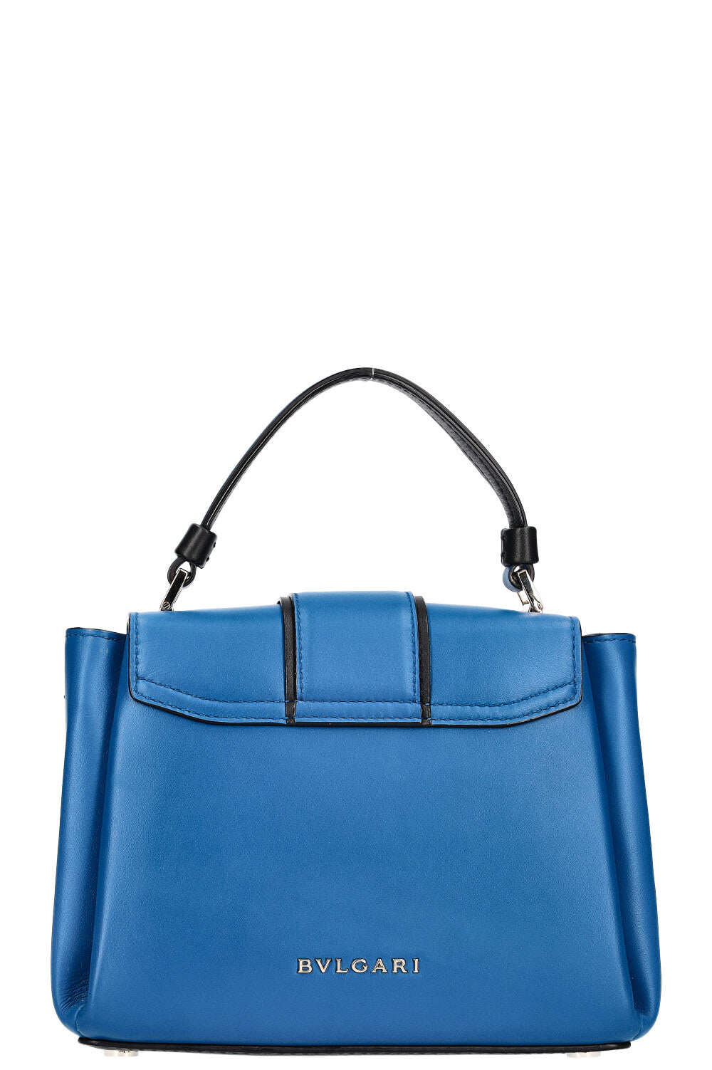 BULGARI Serpenti Viper Top Handle Bag Blue