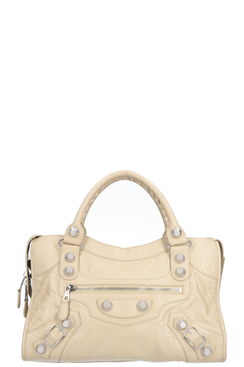 BALENCIAGA Sac City Giant Clous Ecru