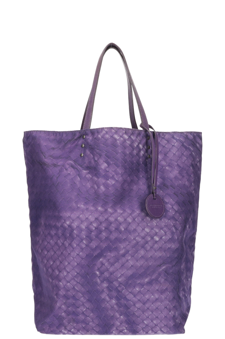 Bottega Veneta Intrecciolusion Bag Nylon Purple