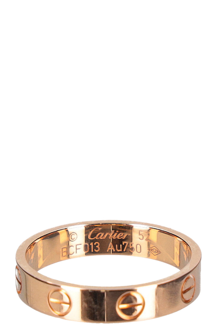 CARTIER Love Ring Rose Gold