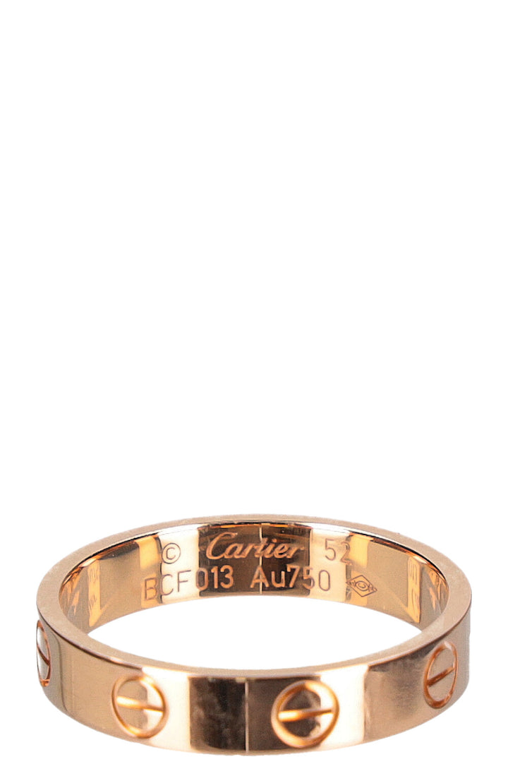 CARTIER Bague Love Or Rose