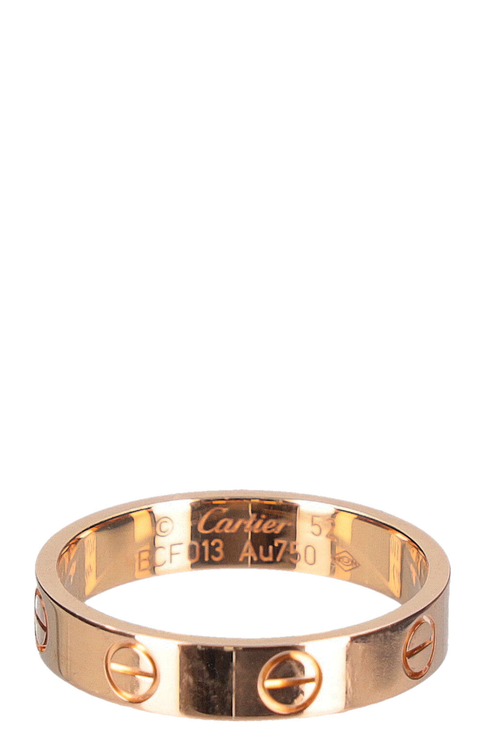 Rose gold cartier on sale ring