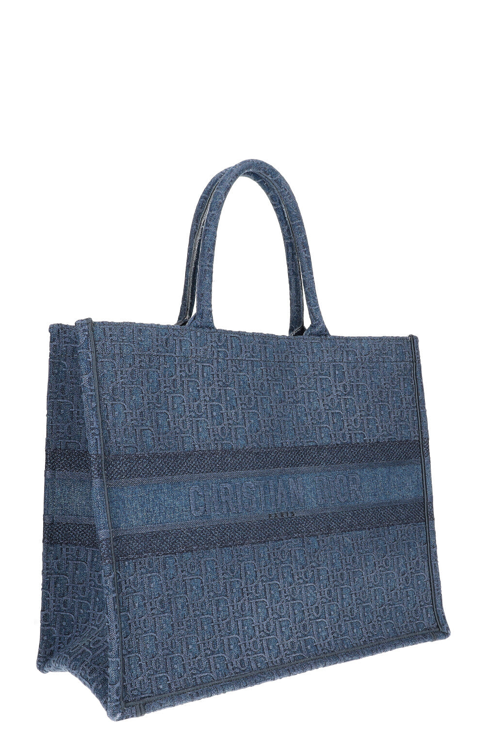 CHRISTIAN DIOR Book Tote Blue