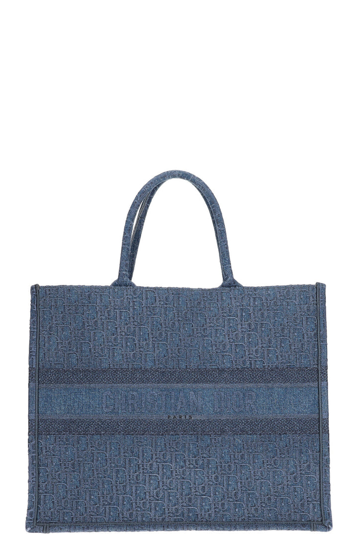 Dior Book Tote Large Blue