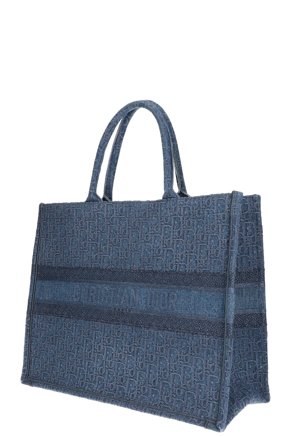 CHRISTIAN DIOR Book Tote Blue