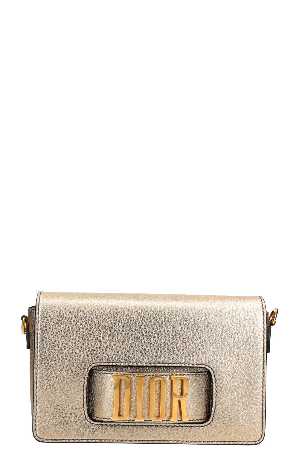 CHRISTIAN DIOR Dio(r)evolution Flap Bag Gold