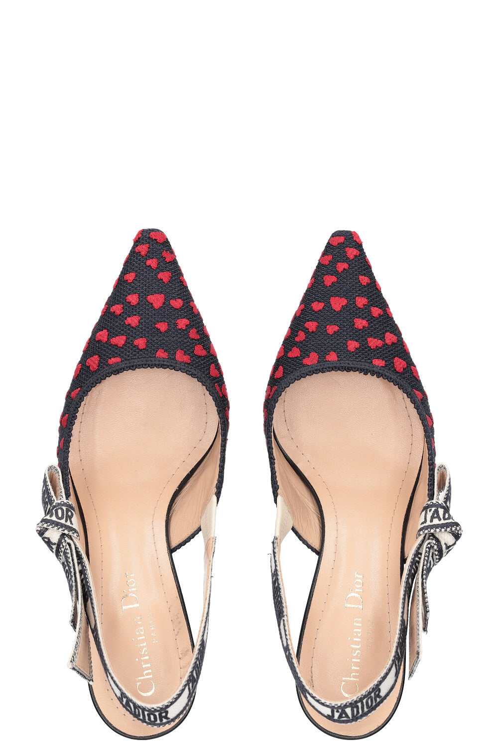 CHRISTIAN DIOR J'Adior Slingback Hearts