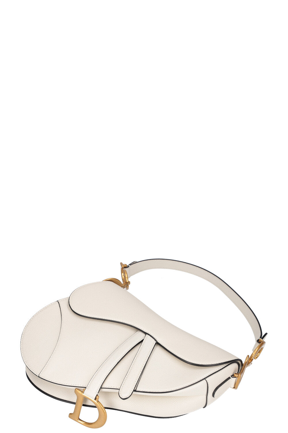 CHRISTIAN DIOR Saddle Bag White