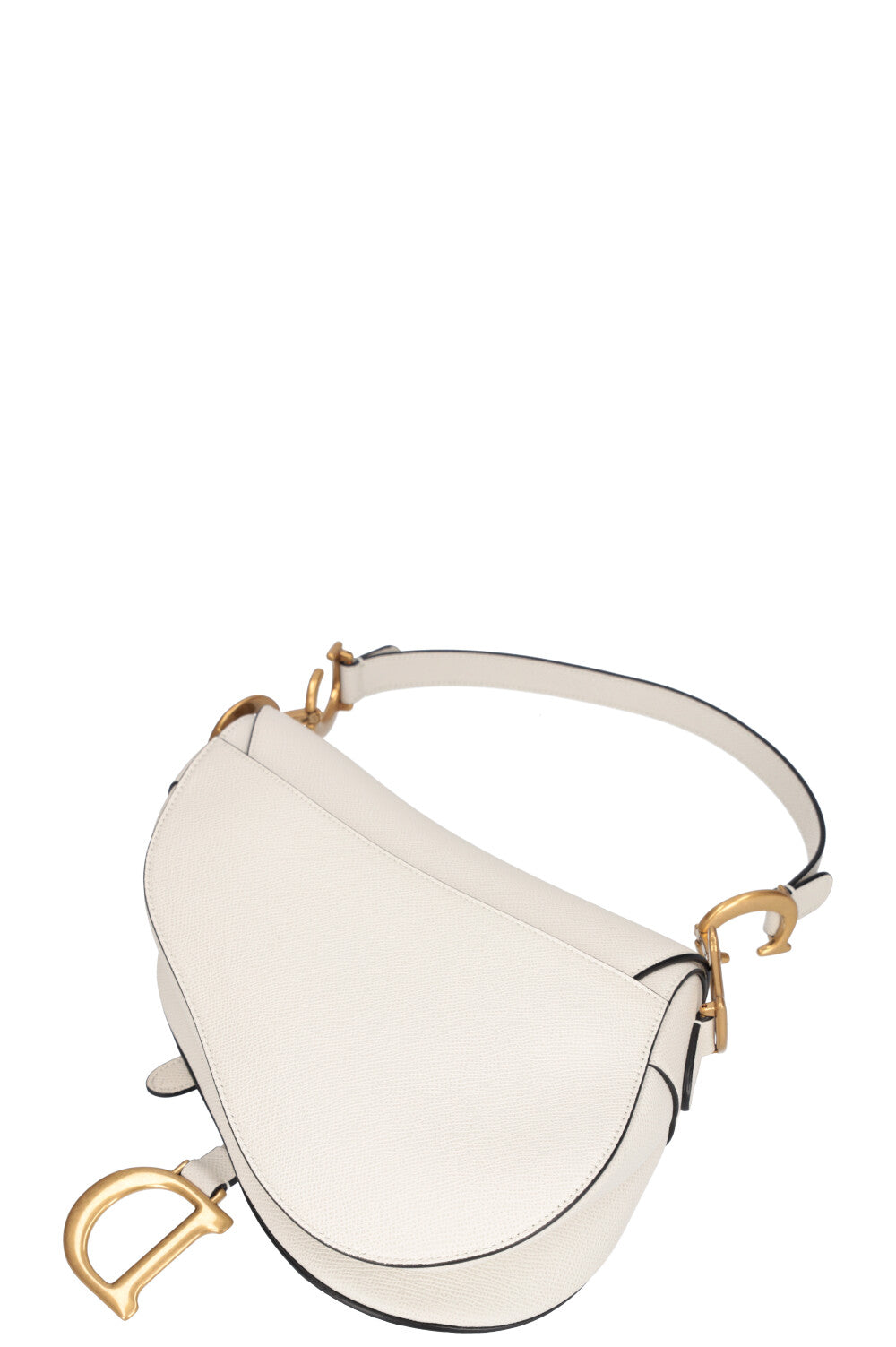 CHRISTIAN DIOR Saddle Bag White