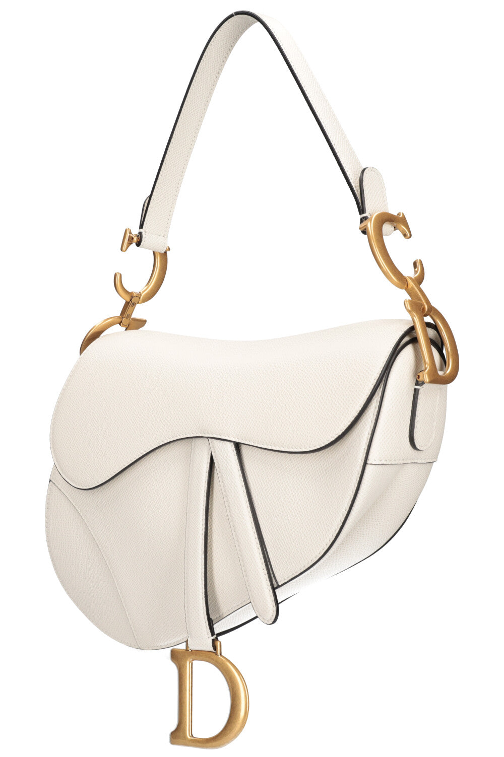 CHRISTIAN DIOR Saddle Bag White