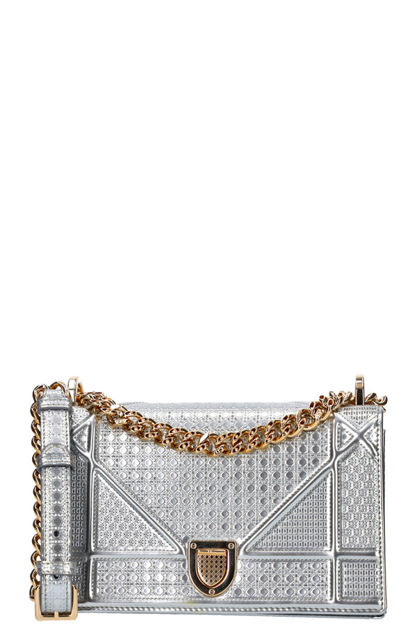 CHRISTIAN DIOR Diorama Petit Cuir Miroir