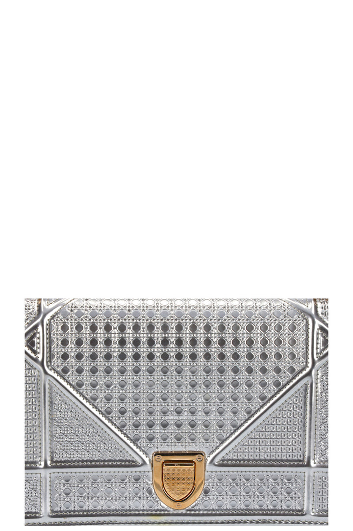 CHRISTIAN DIOR Diorama Small Mirrored Leather
