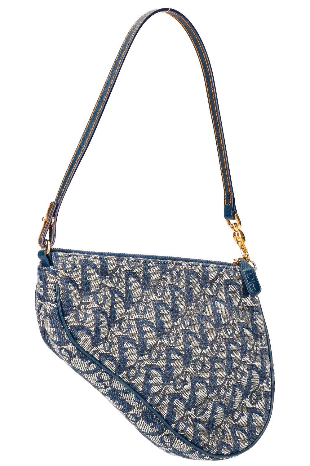 CHRISTIAN DIOR Vintage Oblique Saddle Pochette REAWAKE