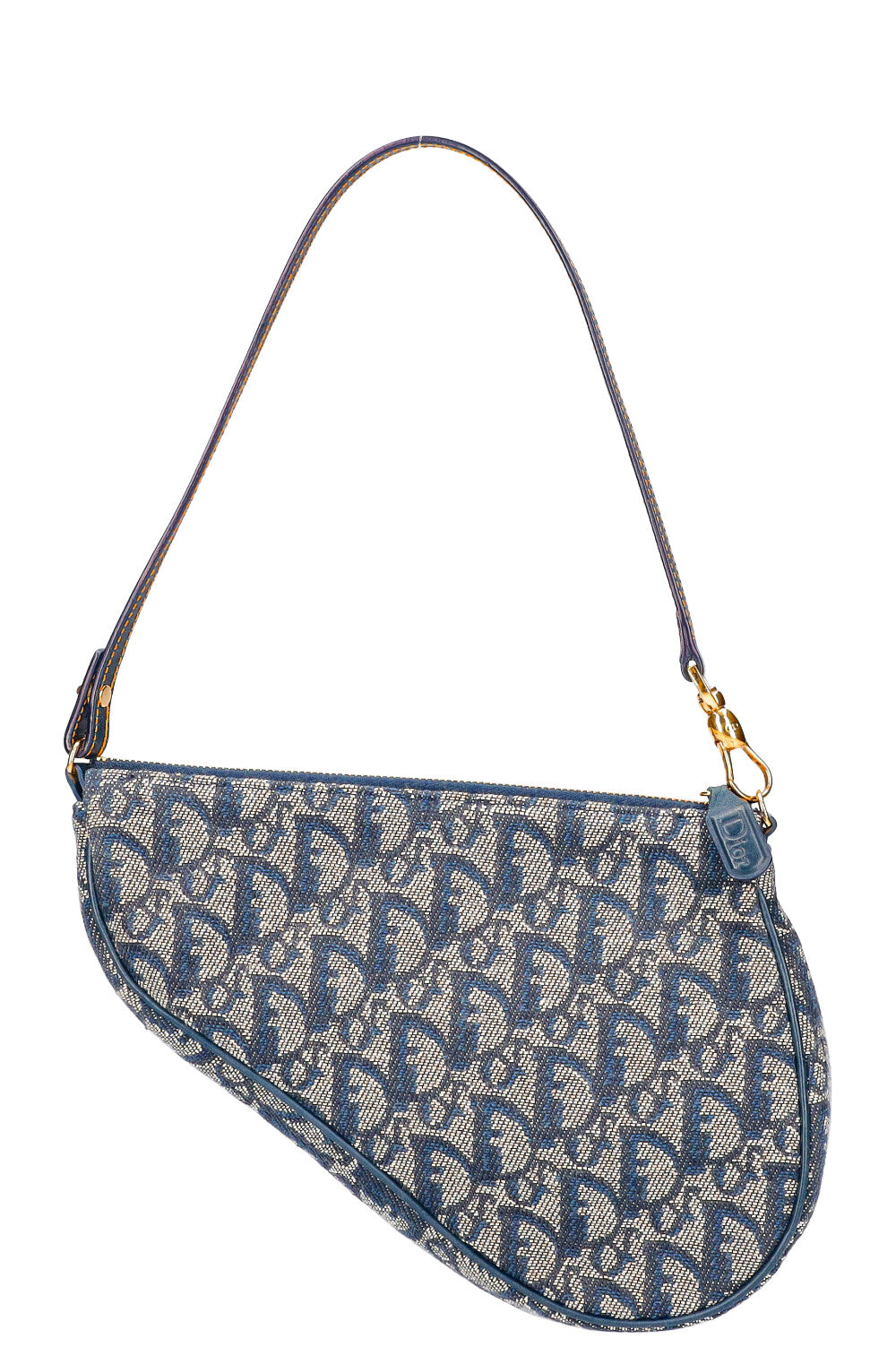 CHRISTIAN DIOR Vintage Oblique Saddle Pochette REAWAKE
