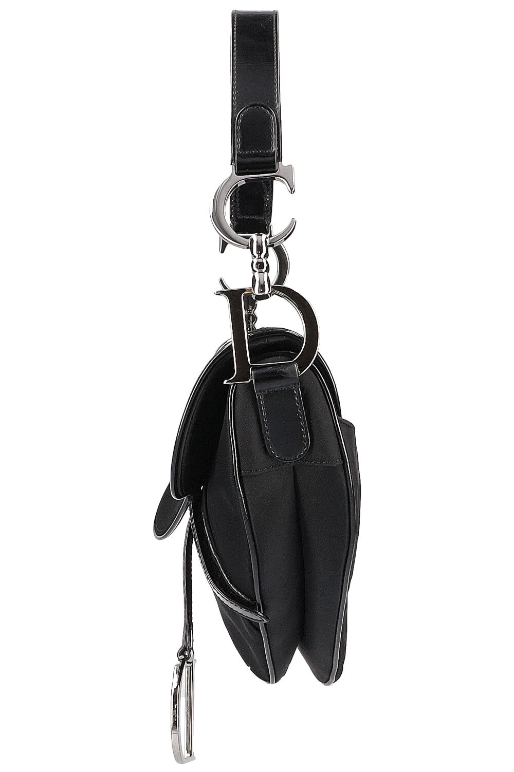 Vintage black hotsell dior saddle bag
