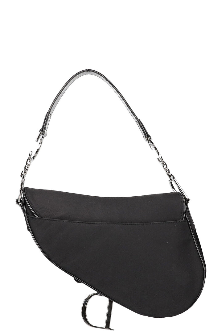 CHRISTIAN DIOR Sac Saddle Vintage Nylon Noir