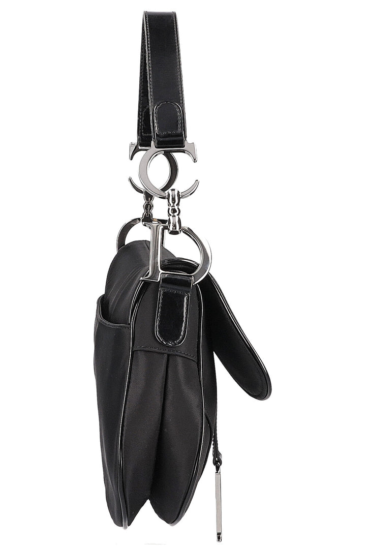 CHRISTIAN DIOR Sac Saddle Vintage Nylon Noir
