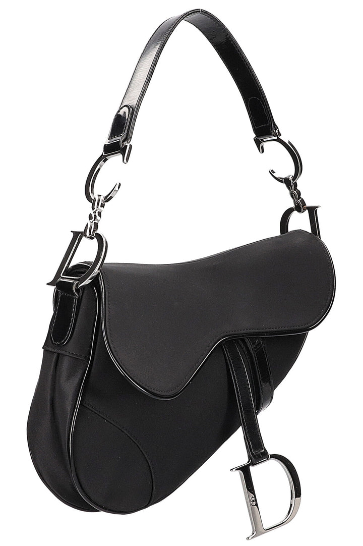 CHRISTIAN DIOR Sac Saddle Vintage Nylon Noir