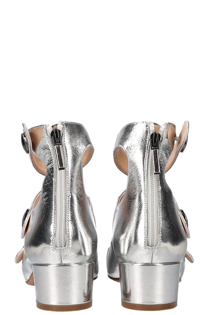 CHRISTIAN DIOR D-Doll Heels Silver