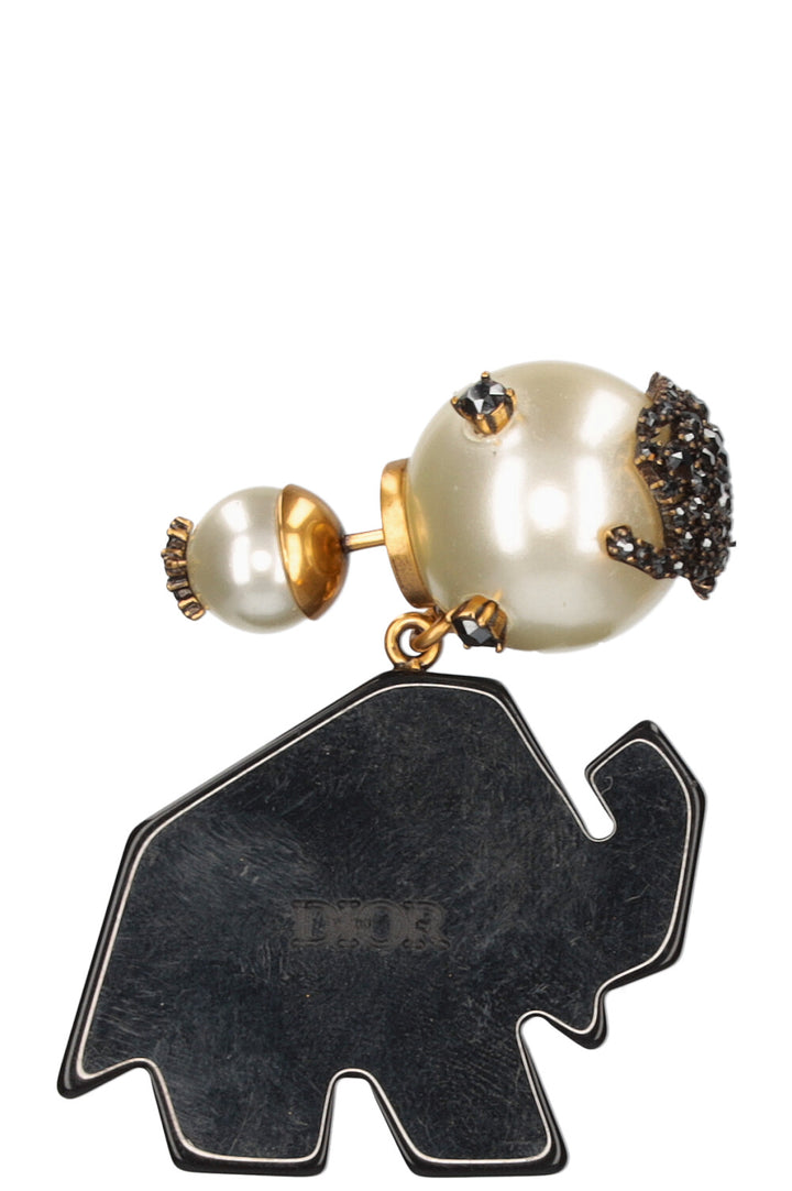 CHRISTIAN DIOR Single Earring Elephant