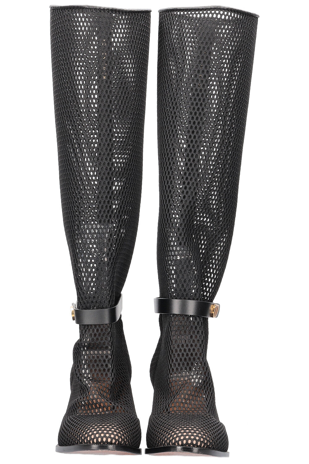 CHRISTIAN DIOR Empreinte Mesh Boots Black