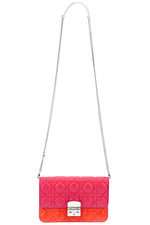 CHRISTIAN DIOR Miss Dior Promenade Bag Cannage Pink Orange Blue