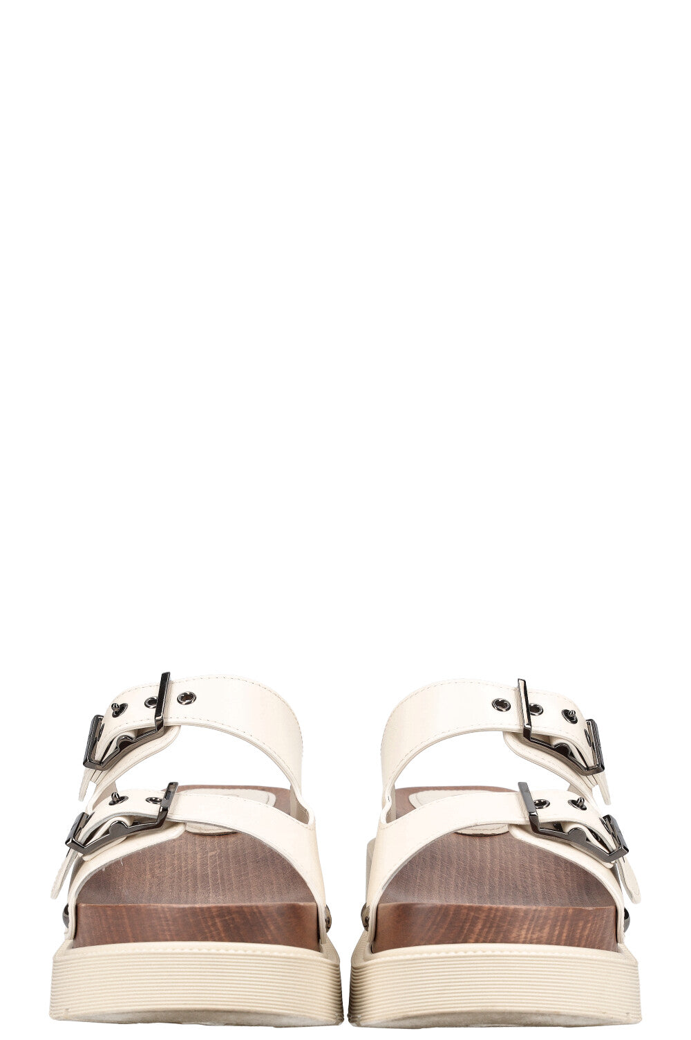 CHRISTIAN DIOR Diorquake Strap Sandal White