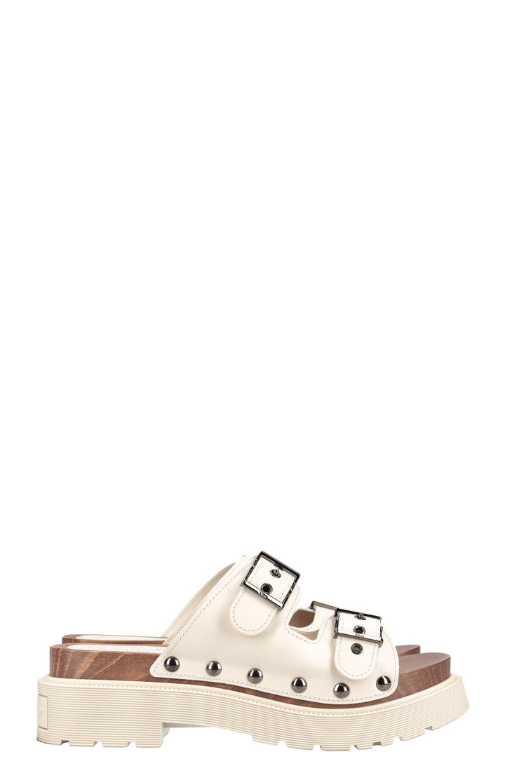 CHRISTIAN DIOR Diorquake Strap Sandal White