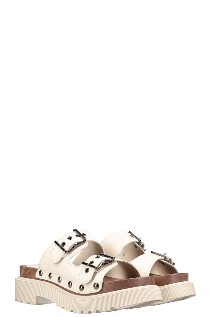 CHRISTIAN DIOR Diorquake Strap Sandal White