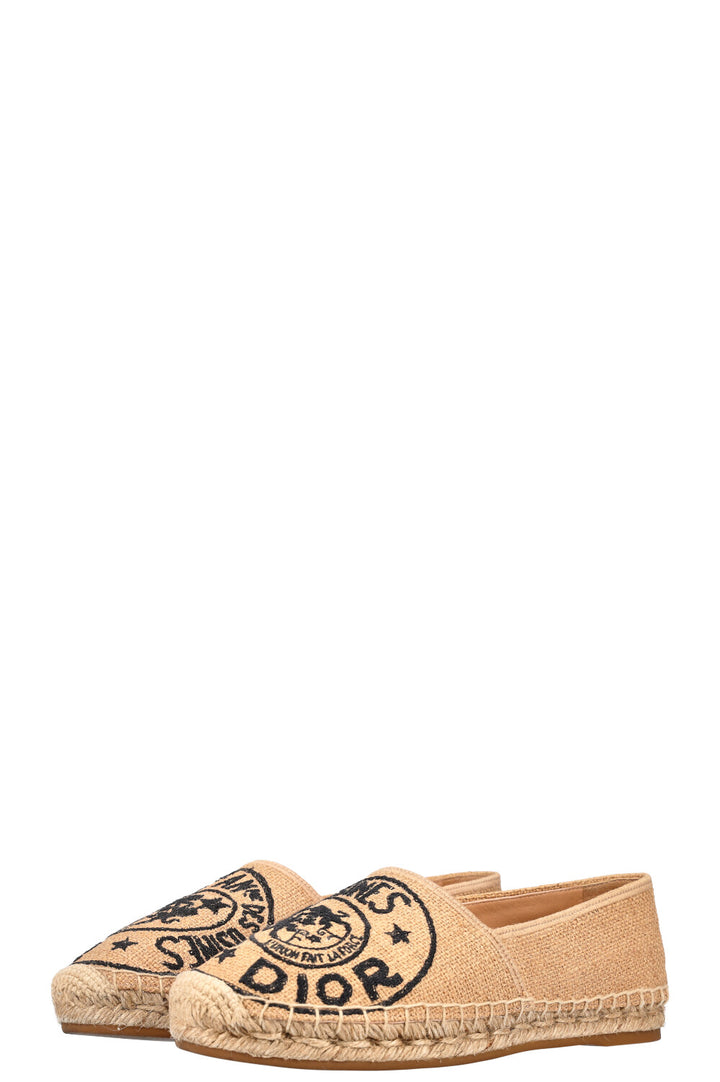 CHRISTIAN DIOR Granville espadrilles beige