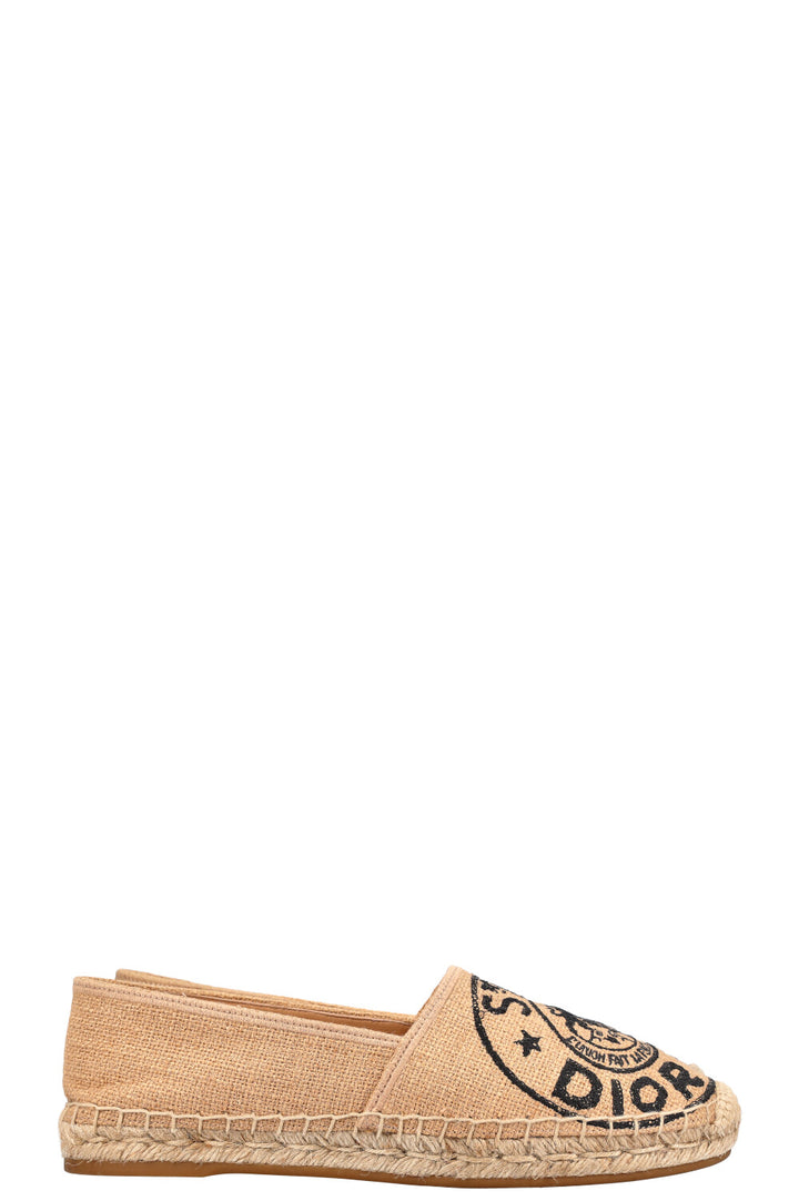 CHRISTIAN DIOR Granville espadrilles beige
