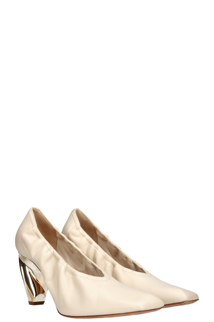 CHRISTIAN DIOR Escarpins Deesse Blanc