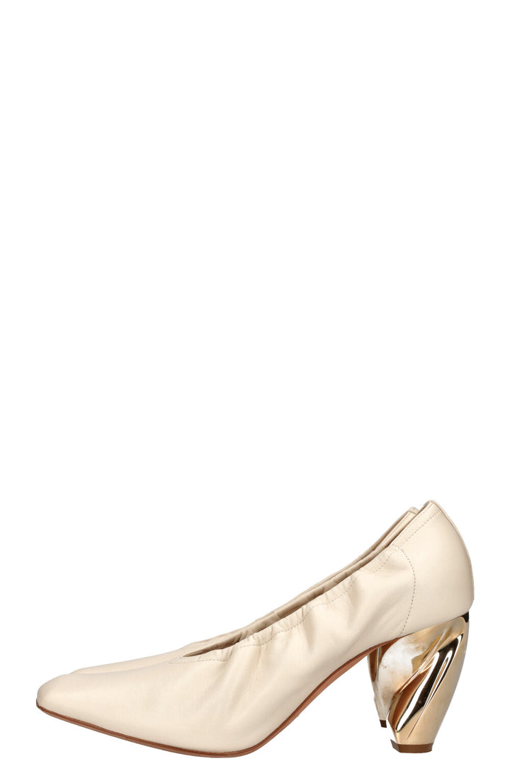 CHRISTIAN DIOR Escarpins Deesse Blanc