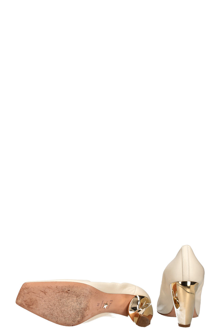CHRISTIAN DIOR Escarpins Deesse Blanc
