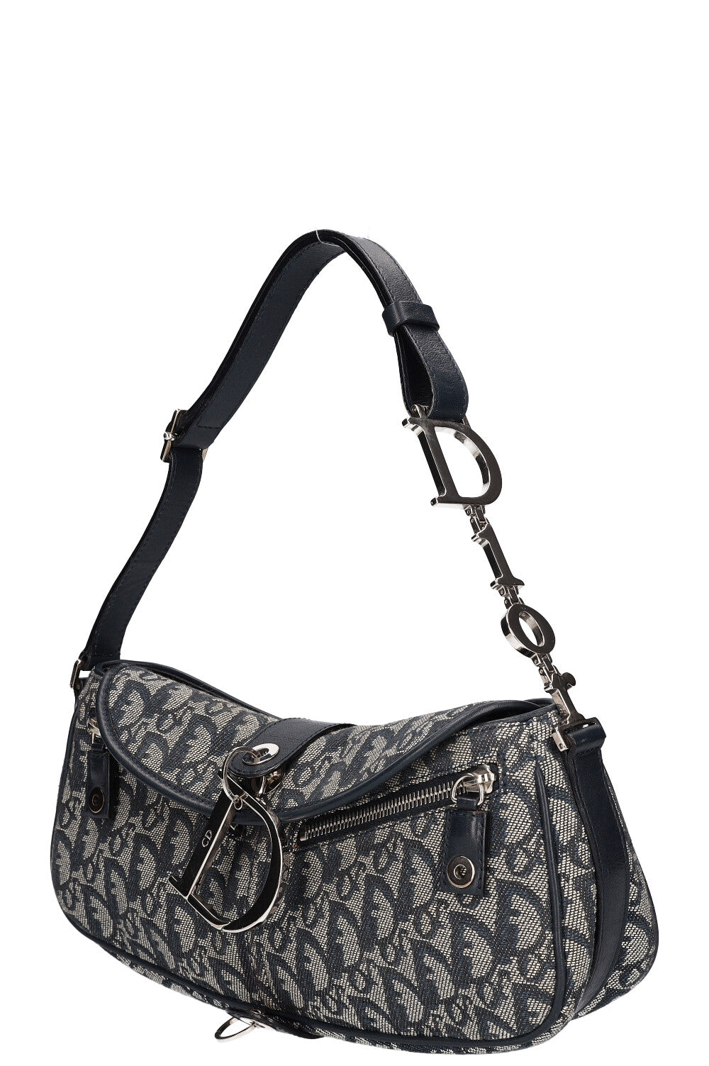 CHRISTIAN DIOR Vintage Trotter Charm Bag Diorissimo Canvas REAWAKE