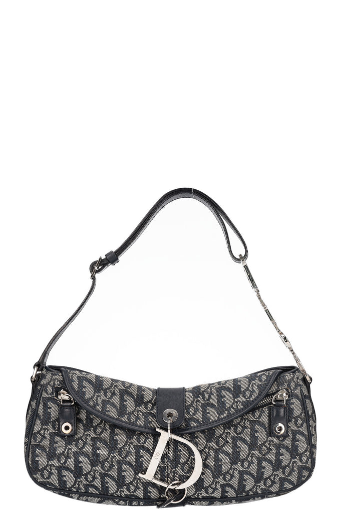 CHRISTIAN DIOR Vintage Trotter Charm Bag Diorissimo Canvas REAWAKE