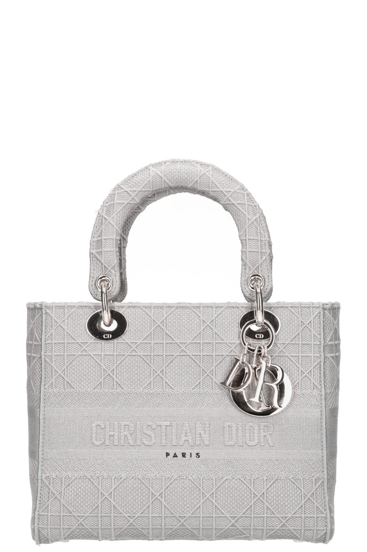 CHRISTIAN DIOR D-Lite Medium Bag Grey