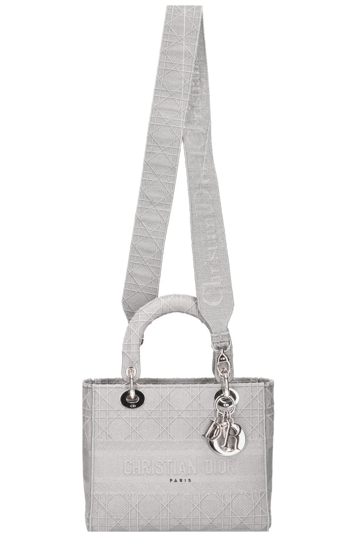 CHRISTIAN DIOR D-Lite Medium Bag Grey