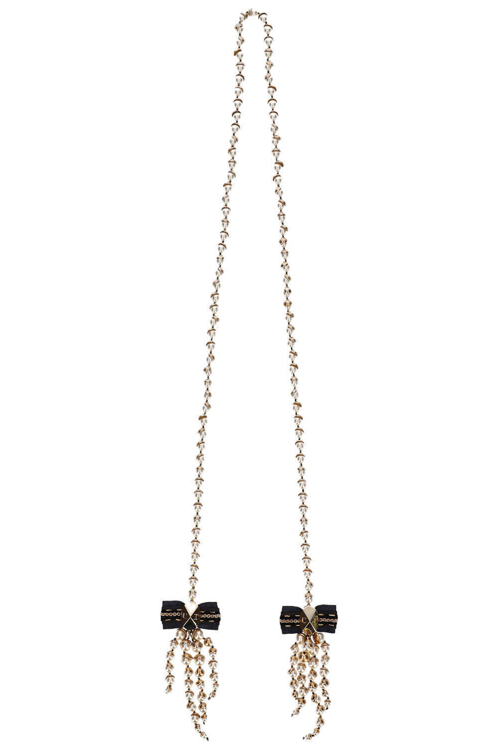 Christian Dior Mise en Dior Necklace Pearls and Bows