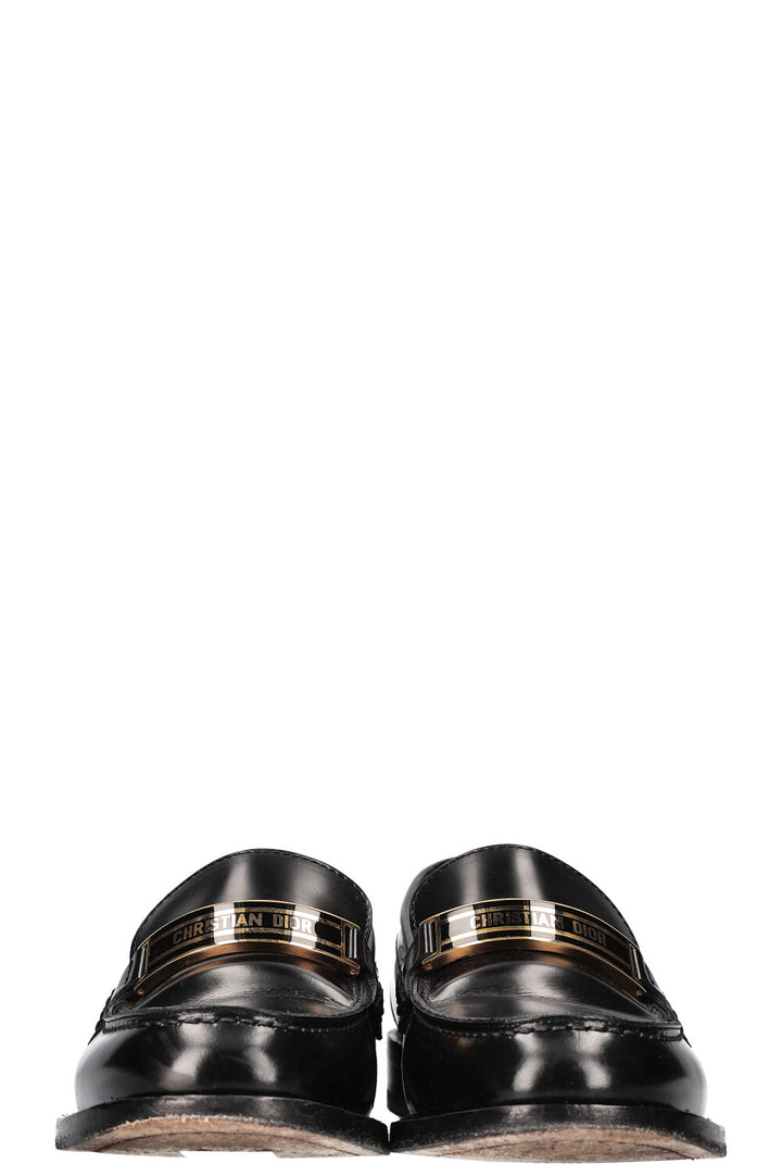 CHRISTIAN DIOR Code Loafer Flats Black