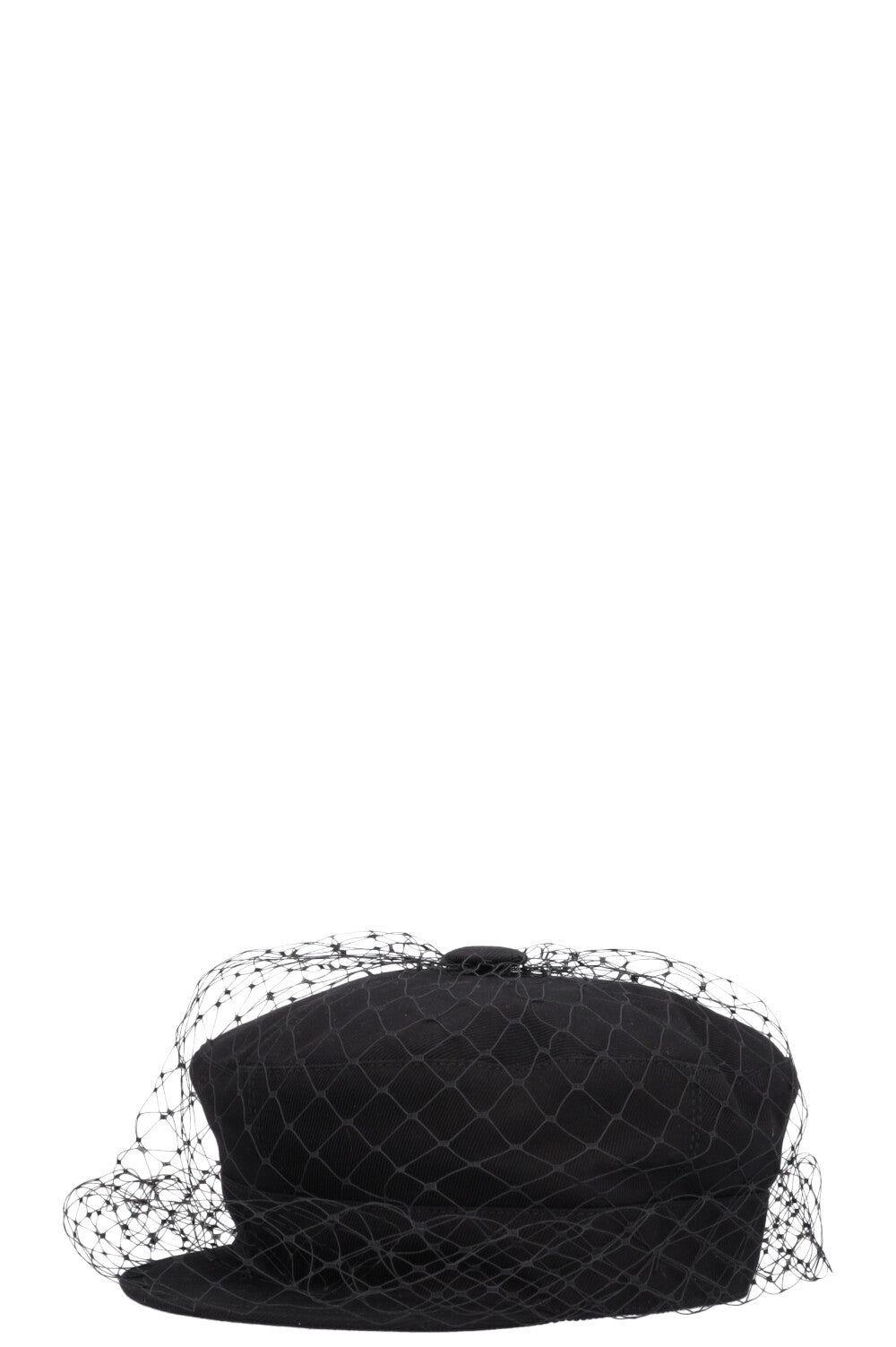 CHRISTIAN DIOR Newsboy Veil Hat