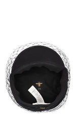 CHRISTIAN DIOR Newsboy Veil Hat