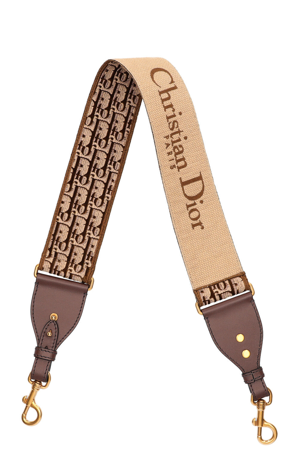 CHRISTIAN DIOR Strap Brown Oblique