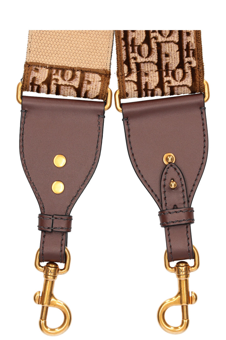 CHRISTIAN DIOR Strap Brown Oblique