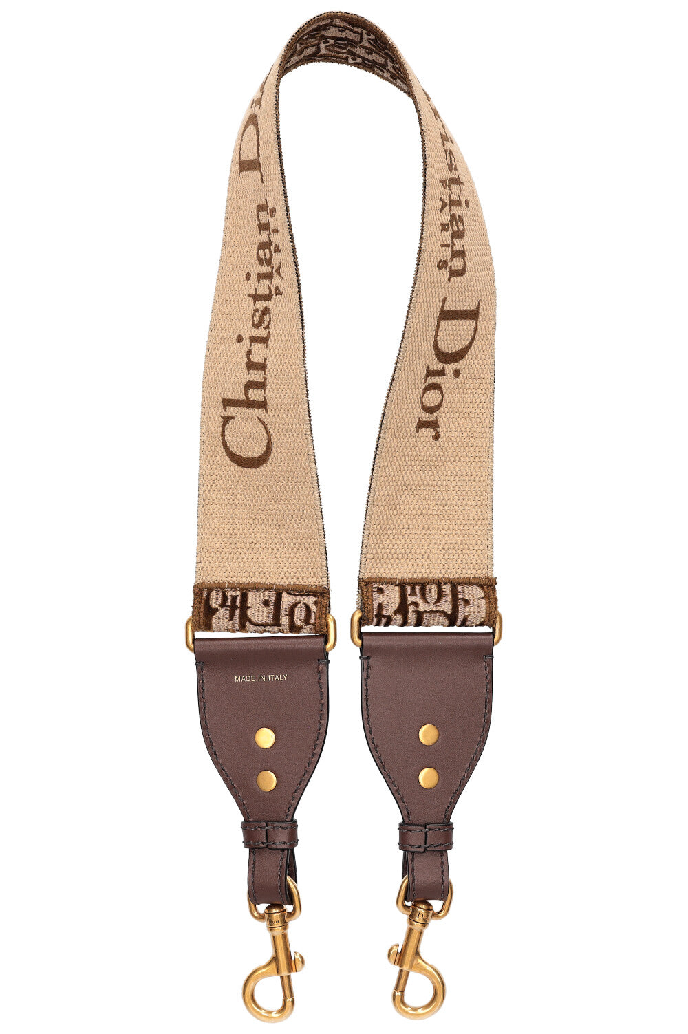 CHRISTIAN DIOR Strap Brown Oblique